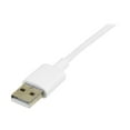 thumbnail image 5 of StarTech LTUB1MWH StarTech.com 1m (3ft) Apple Lightning or Micro USB to USB Cable for iPhone / iPod / iPad - White - Lightning/USB for iPhone, iPod, iPad, Tablet - 3.28 ft - 1 Pack - 1 x Type A Male, 5 of 5