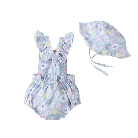 

Baby Girl Ruffles Romper Clothes Lace Jumpsuit Sleeveless Playsuits Bodysuit Sunsuit Outfits Set Child Leisure Outwear