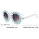 thumbnail image 2 of Gafas de sol retro de margaritas para mujer, gafas de sol redondas de flores para festivales de discoteca, 2 of 5