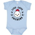 thumbnail image 3 of Inktastic Live Love Chickens Boys or Girls Baby Bodysuit, 3 of 5