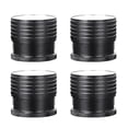 thumbnail image 3 of SPRING 4 Pack 23-37mm Adjustable Bed Table Legs Riser Base Booster for Furniture Black, 3 of 6