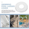 thumbnail image 4 of 2 Pcs Pool Ladder Cover Plates Stainless Swimming Pool Escutcheon Plate Covers, 4 of 8