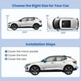 thumbnail image 3 of Costway 200" Car Cover for Automobiles Outdoor Full Cover with Cotton Lining Waterproof, 3 of 9