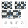 thumbnail image 2 of Yayeee Pillowcase Standard Size Set of 2 Satin Wrinkle Resistant Pillow Case, Blue Cat Stars, 2 of 7