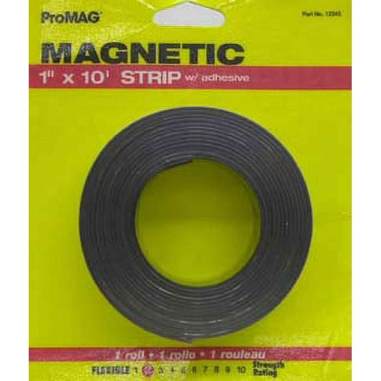 Promag Magnet Strips W/Adhesive.5X4 6/Pkg