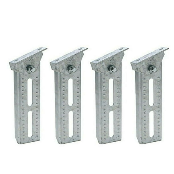 4 pcs 10" Boat Trailer Swivel Top Bunk Board Brackets bolster hot dip