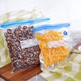thumbnail image 4 of Paquete de 10 bolsas de almacenamiento de alimentos al vacío reutilizables con 2 tamaños de bolsas de alimentos al vacío, 1 bomba de mano, bolsa de vacío para alimentos, 4 of 5
