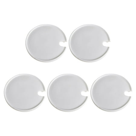 

5pcs Ceramic Mug Lids Universal Mug Covers Household Ceramic Cup Covers
