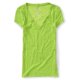 thumbnail image 1 of Aeropostale - Camiseta con adornos de animales transparentes para mujer, verde, talla mediana Aeropostale Camiseta adornada, 1 of 2