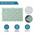 thumbnail image 6 of Autumn Leaf Placemats Set of 4, Green Maple Fallen Leaves Solid Color Placemats for Dining Table, Place Mats for Kitchen Tabletop, Waterproof Wipeable Dining Table Mats Set, 6 of 9