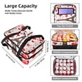 thumbnail image 3 of Valentine's Day Double Layered Insulated Lunch Bag with Two Compartments - Large Capacity 7.1x11.4x16.1 Inches Hand-Carry Lunch Bags for Refrigerated Meals, 3 of 6