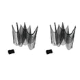 thumbnail image 2 of Yuarrent Decoración de gasa de tela espeluznante de hilo negro DIY para Halloween para ventana, , puerta, casa, decoración de red, accesorios Type1 NO1, 2 of 6