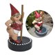 thumbnail image 3 of Estatua de Gnomo de jardín figurita de resina de Gnomo decoración libre para Patio césped, regalos de adorno para kusrkot estatua de gnomo, 3 of 8