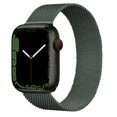thumbnail image 2 of Correa de reloj de malla de acero inoxidable para hombres y mujeres, aplicable a la correa Milan del Apple Watch7 (oro rosa 38/40/41 mm) JM, 2 of 5