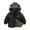Black, variant on OSOLU Toddler Boys Girls Winter Coat Bear Ears Hooded With Pocket Jacket Two Sided Wear Thicken Windproof Zipper Warm Outwear Infants Boho Dailywear, 2-3 Years
