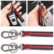 thumbnail image 4 of Llavero de cuero de 2 piezas llavero trenzado/organizador de llavero para accesorios de colgante de llavero de bolso Unbranded 1216200071811, 4 of 7