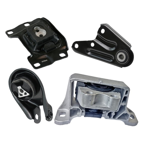 K4161 Engine Motor & Transmission Mount Kit 4pc Compatible with Fits 2011-2013 Mazda 3 2.0L Auto | A4447 A4418 A4405 A4421