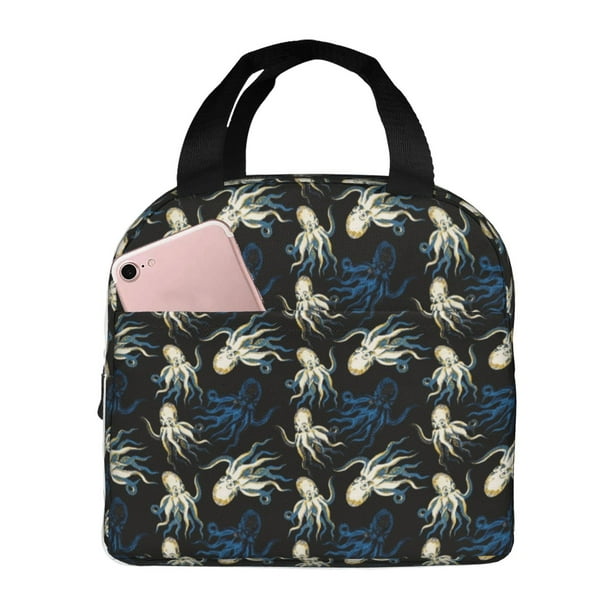 Easygdp Octopus 1 Bolsa Térmica Premium - Tela Oxford Impermeable, Gran Capacidad, Bolsillo Frontal, Unisex para Trabajo, Escuela, Actividades al Aire Libre y Picnics