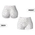 thumbnail image 6 of Yiaed Poodle Dog Print Women's Athletic Shorts Running Shorts Sporty Short High Waisted Elastic Workout Shorts for Yoga Gym Running & Sports -X-Large, 6 of 8
