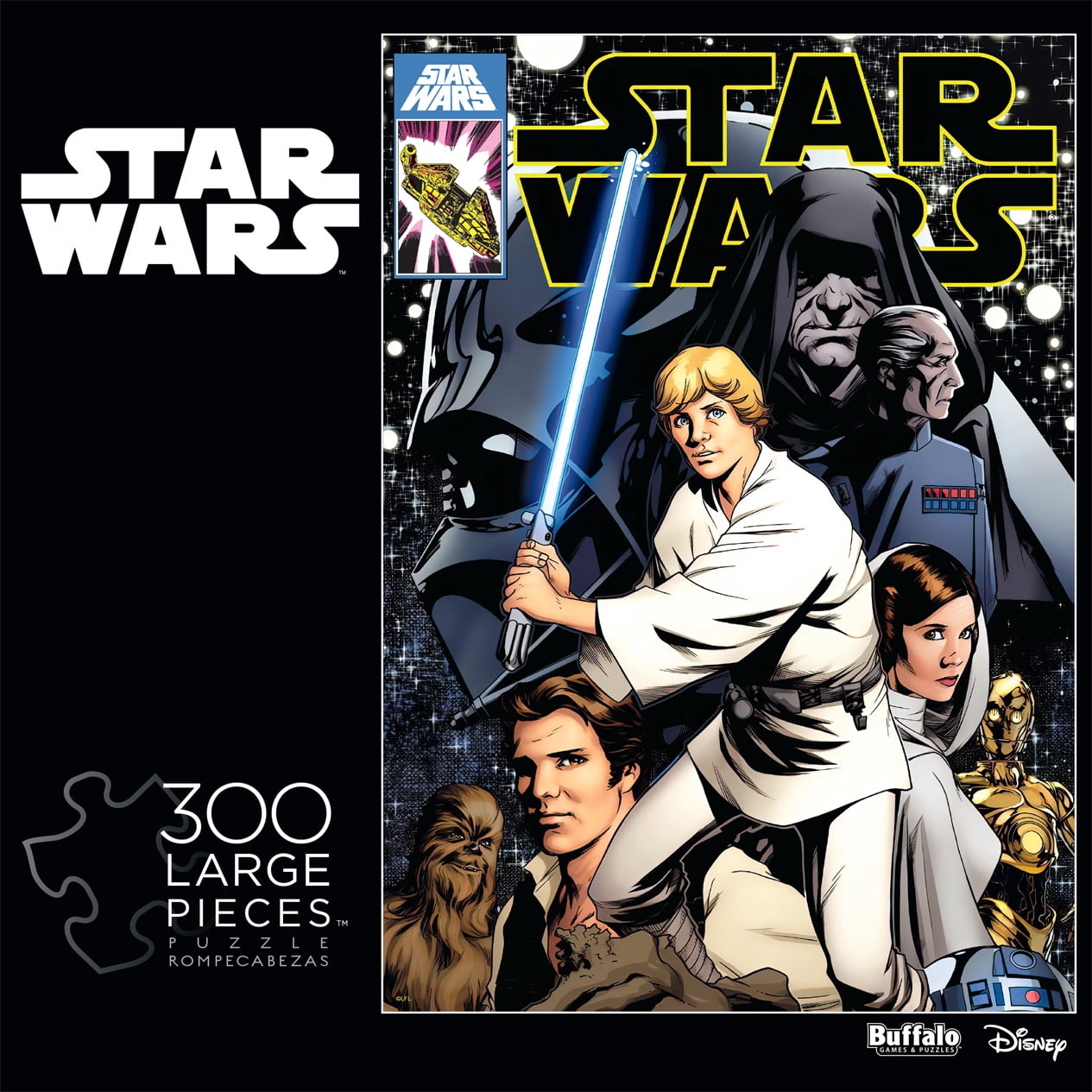 Buffalo Games 300-Piece Star Wars Skywalker Strikes Interlocking Jigsaw Puzzle