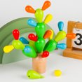 thumbnail image 2 of Puzle Montessori de madera con forma de cactus para bebés, con paquete, 2 of 5