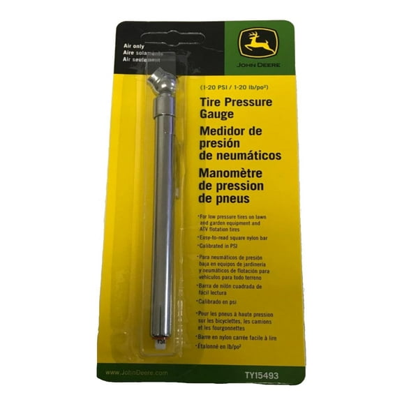 John Deere 1 to 20-lb. Air Pressure Tire Gauge TY15493
