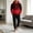 New-Red, variant on PNTUTB Fall Winter Men's Tracksuit Inkjet Print Hoodie and Drawstring Pants with Pockets Casual Comfort Fashion Trendy Two Piece Set