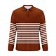 thumbnail image 4 of Blusa y camisa de manga larga con cuello vuelto para hombre, informal, con cuello vuelto, estampado, para fitness, deportiva, de manga larga, de poliéster, 4 of 5