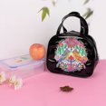 thumbnail image 4 of Cuadros Decorativos Bolsa de almuerzo con mosaico de diamantes bolsa multifunción con aislamiento Ehuebsd térmico para alimentos cosméticos Picnic contenedor de alimentos, 4 of 8
