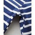 thumbnail image 3 of HILEELANG 100% Cotton Girls Long Sleeve Dress with NavyUnicorn ,NavyStripeDog,StripeStrawberry and FloralPumpkin – Ages 2-7, 3 of 7
