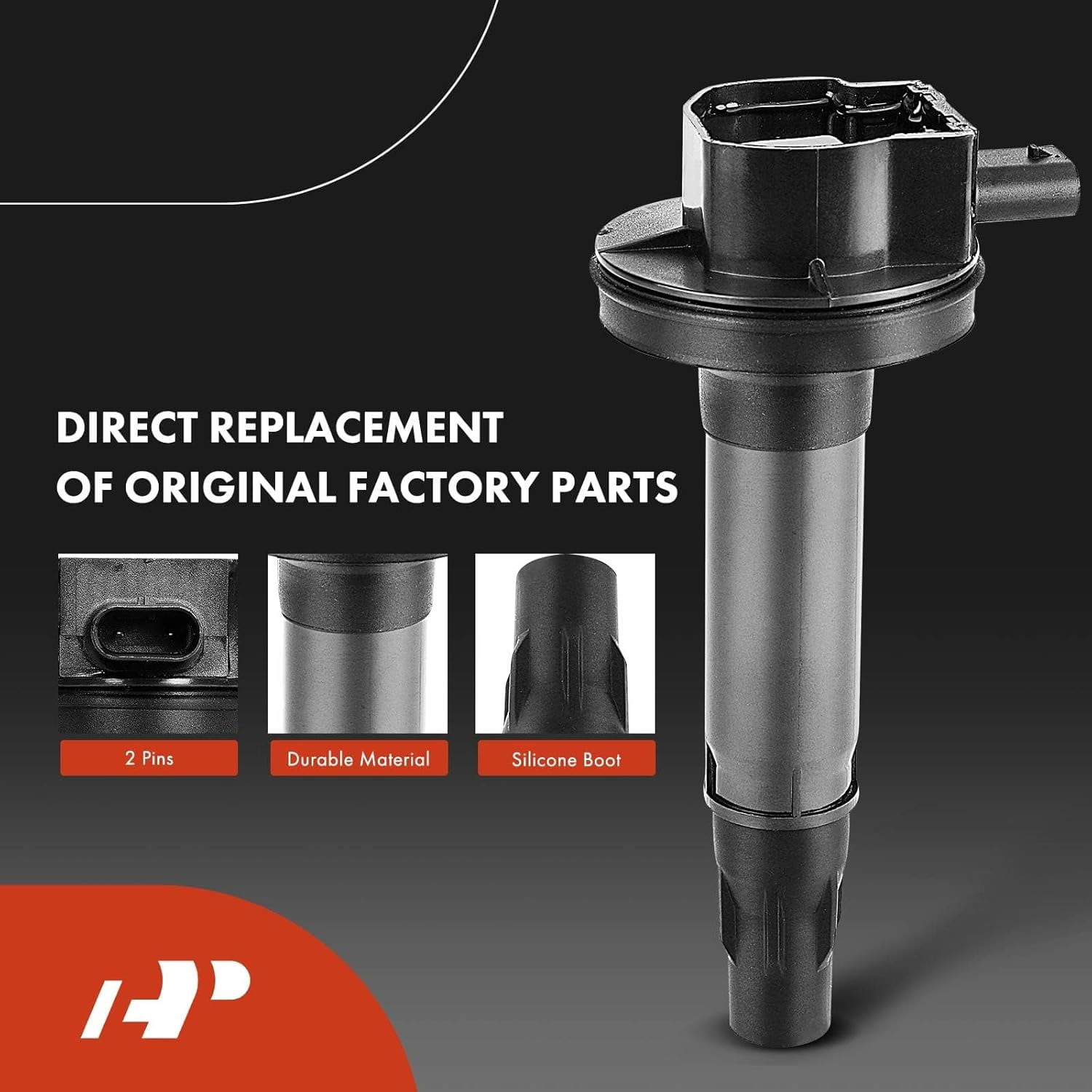 A-Premium Ignition Coils and Spark Plugs Kits Compatible with Ford F-150 F150, Explorer, Edge, Mustang, Taurus, Flex, Transit-150, Transit-250 & Lincoln MKX, MKT, Continental, 3.5L 3.7L 6-PC Set