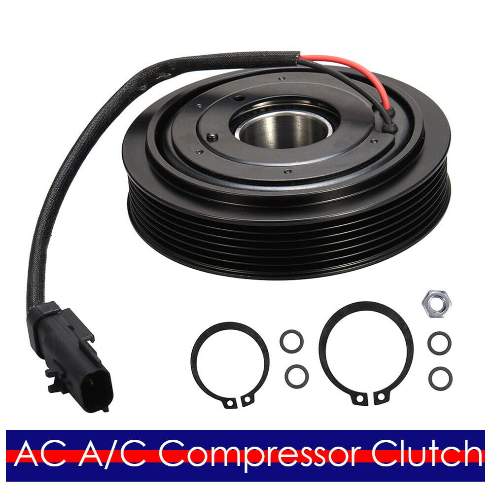 AC A/C Compressor Clutch Coil Assembly Kit,Air Conditioning Repair Kit Plate Pulley Bearing Coil Pulley Fit for 2002-2005 Jeep Liberty Dodge Ram 1500 3.7L 
