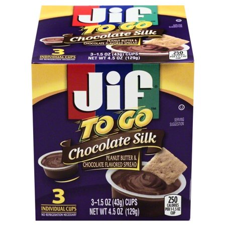 UPC 051500241134 product image for Jif To Go Chocolate Silk Peanut Butter & Chocolate Flavored Spread, 3 Count | upcitemdb.com