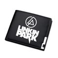 thumbnail image 1 of Cartera de piel sintética con diseño de personajes de anime de Linkin Park, delgada y plegable, 1 of 1