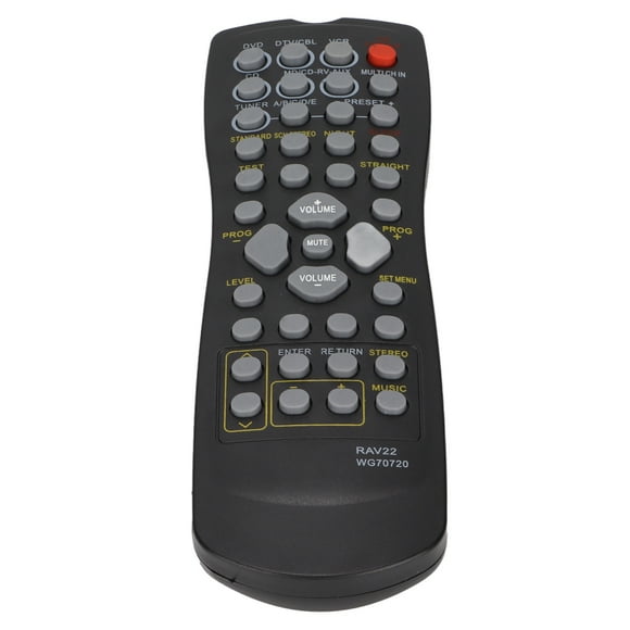 RAV22 WG70720 Télécommande de Remplacement Applicable pour RXV340 RXV350 RXV357 RXV359 RXV420 Récepteur DVD