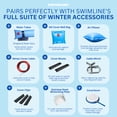thumbnail image 7 of Swimline Hydrotools Super Guard Winter Cover for 24 x 24 Ft Above Ground Rectangle Pools, 7 of 7