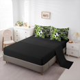 thumbnail image 5 of jejeloiu Football Game 7-Piece Twin Bedding Sets,Soccer Sport Theme Bedding Comforter Set,Green Black Splashing Ink Sheet Sets For Boys Kids,Super Cozy Room Decor Reversible, 5 of 8
