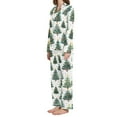 thumbnail image 2 of joogoo Pajamas Set for Women Christmas Tree Pattern Long Sleeve Pjs Loungewear XXL, 2 of 7