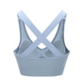 thumbnail image 6 of ibiyuan Sports Bras for Women Strappy Running Supportive High Impact Sports Bra with Sewn in Pads Seamless Breathable Wireless Bra, 6 of 6