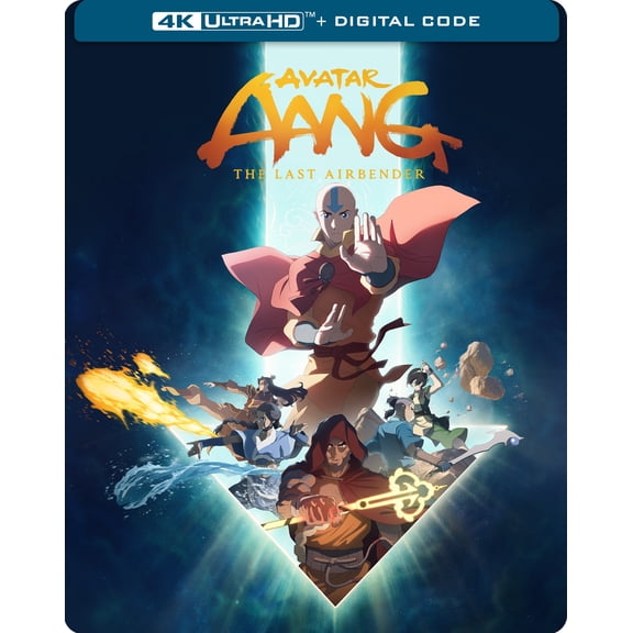 Avatar Aang: Last Airbender (Steelbook) (4K Ultra HD Digital Code) Paramount, Animated, Adventure, Family
