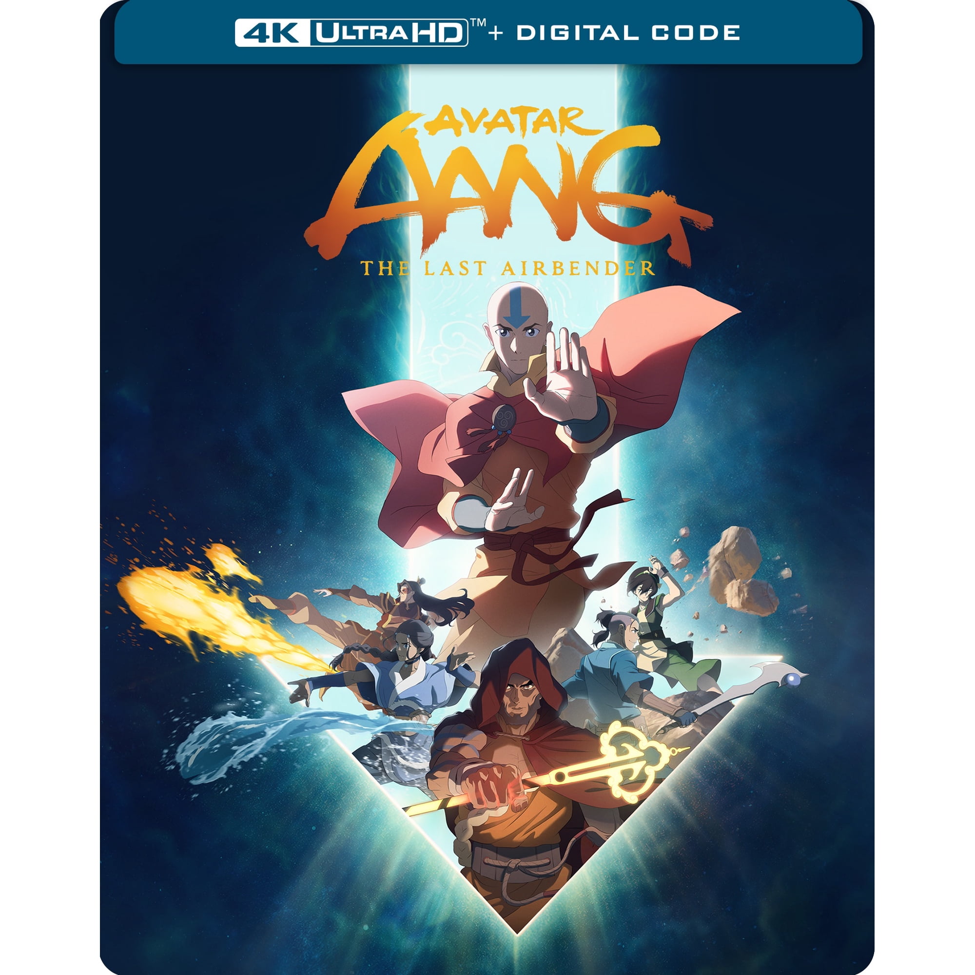 Avatar Aang: Last Airbender (Steelbook) (4K Ultra HD + Digital Code) Paramount, Animated, Adventure, Family