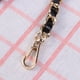 thumbnail image 5 of Juego de 2 cadenas y colgantes para mochila, correas de metal para bolso bandolera con hebillas, accesorios de repuesto para bolso de mano (negro), 5 of 5