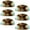 Multicolored, variant on PhooArto 6 Pcs Cup Drawer Pulls, Sunflower Rainbow Pattern Shell Shape Handles Cabinet Knobs for Dresser Cupboard Closet Wardrobe with Screws