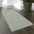 thumbnail image 2 of Mainstays Dylan Solid Diamond Olefin Pewter Gray Indoor Runner Rug, 2'x6', 2 of 9