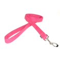 thumbnail image 1 of Dogline Comfort Microfiber Flat Leash for Dogs (W 3/4" L 6ft), Pink, 1 of 5