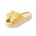 thumbnail image 2 of Willtoo Women Summer Slippers Open Toe Bow Shoes Memory Foam House Slippers Non Slip Rubber Sole Sandal Indoor Outdoor Walking Shoes, 2 of 3