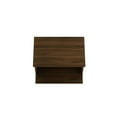 thumbnail image 7 of Rockefeller 2-Piece 20.8 Open Floating Hanging Closet with Shelf and Hanging Rod in Brown, 7 of 7