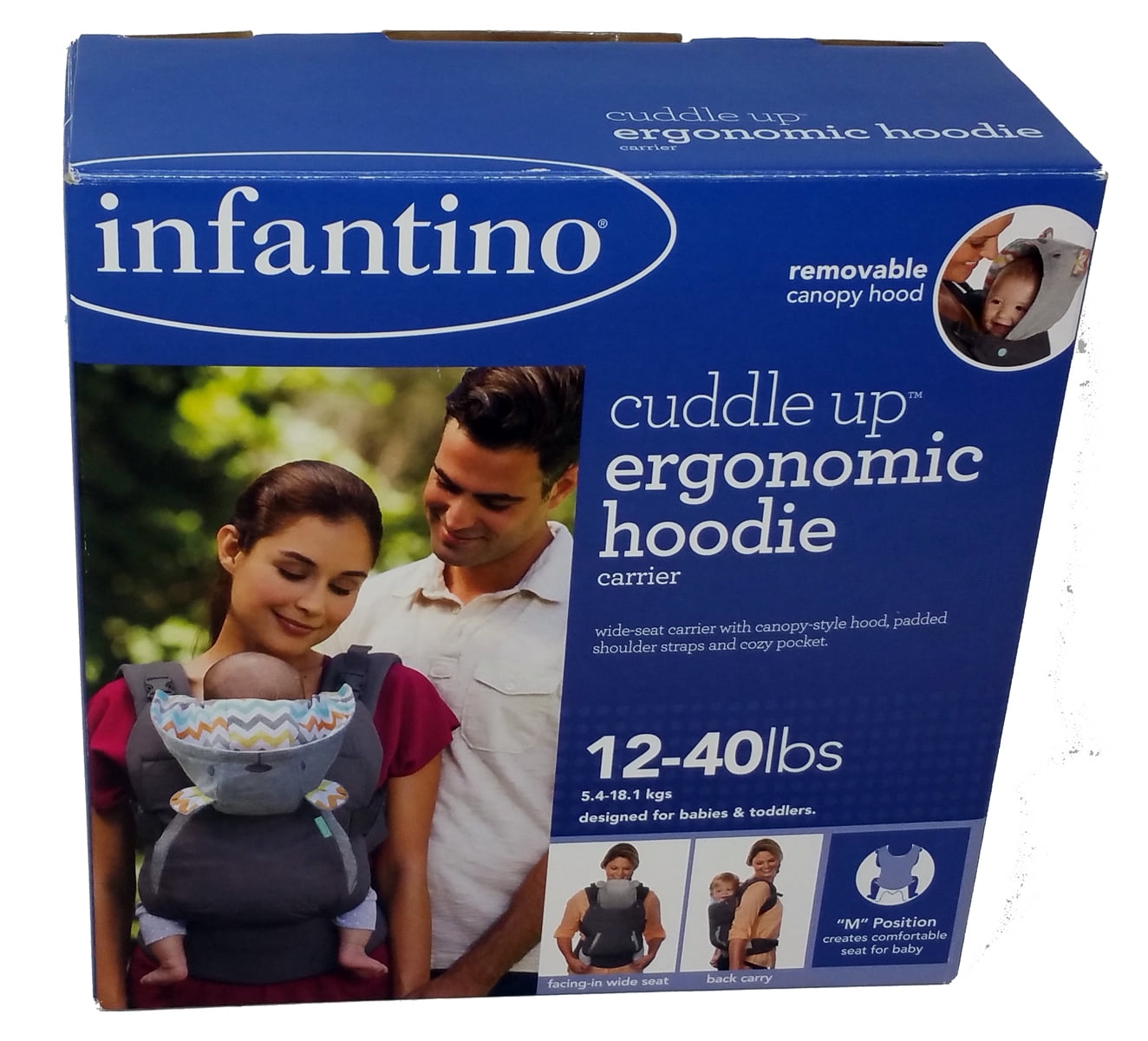 infantino cuddle up ergonomic hoodie carrier