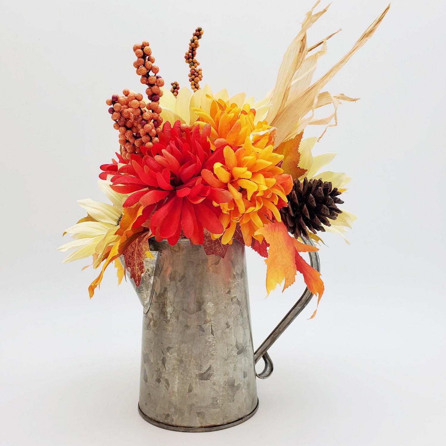Way to Celebrate Sunflower Kettle Arrangement