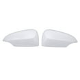 thumbnail image 3 of Falleo Clearance 2 Pcs Rearview Door Mirror Cover 87945?52170 Unpainted White Outer Wing Mirror Cap for Prius C 2012 to 2018, 3 of 5